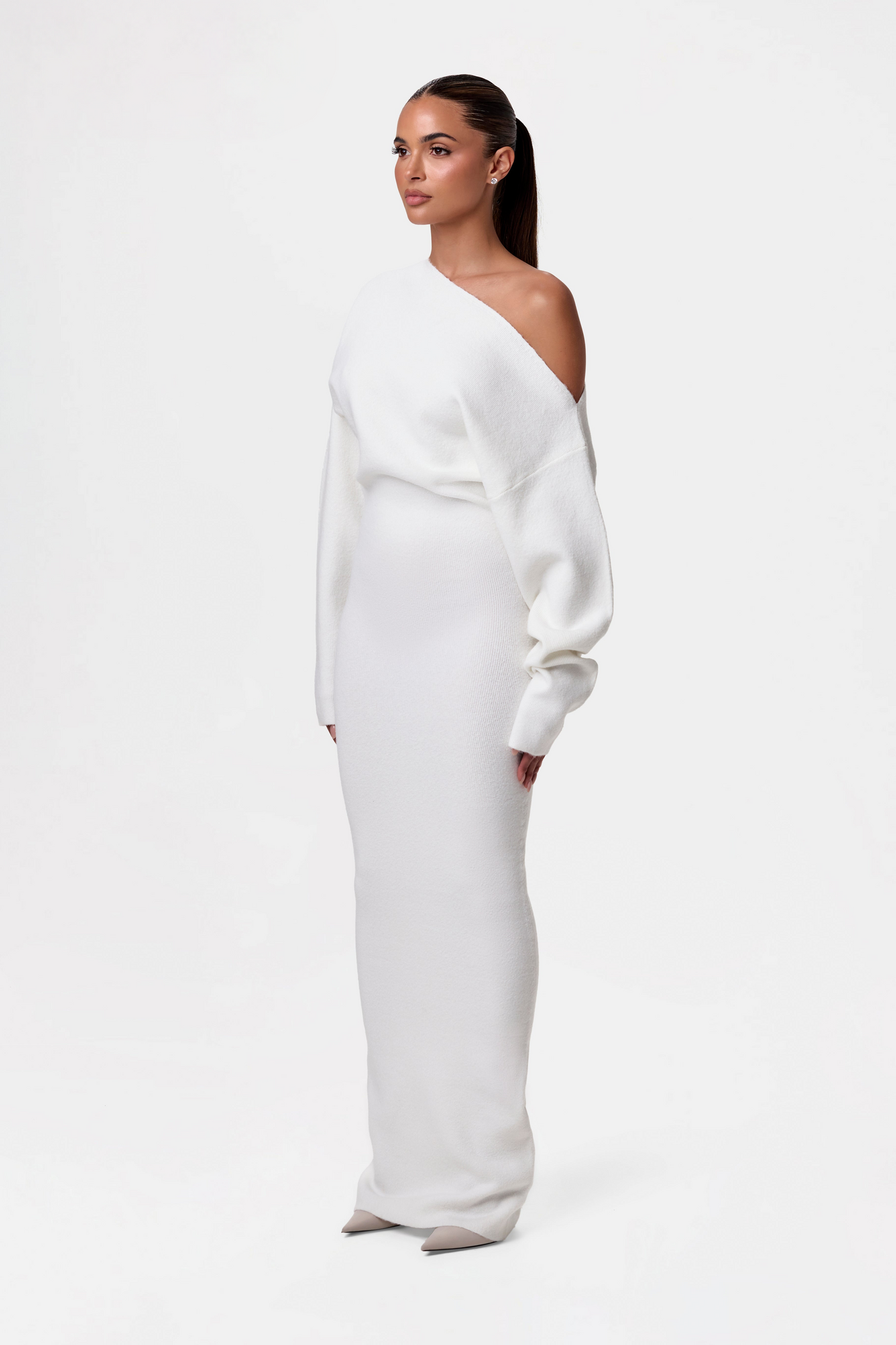 Rosalie™ | Schouderloos Brei-Maxikleed