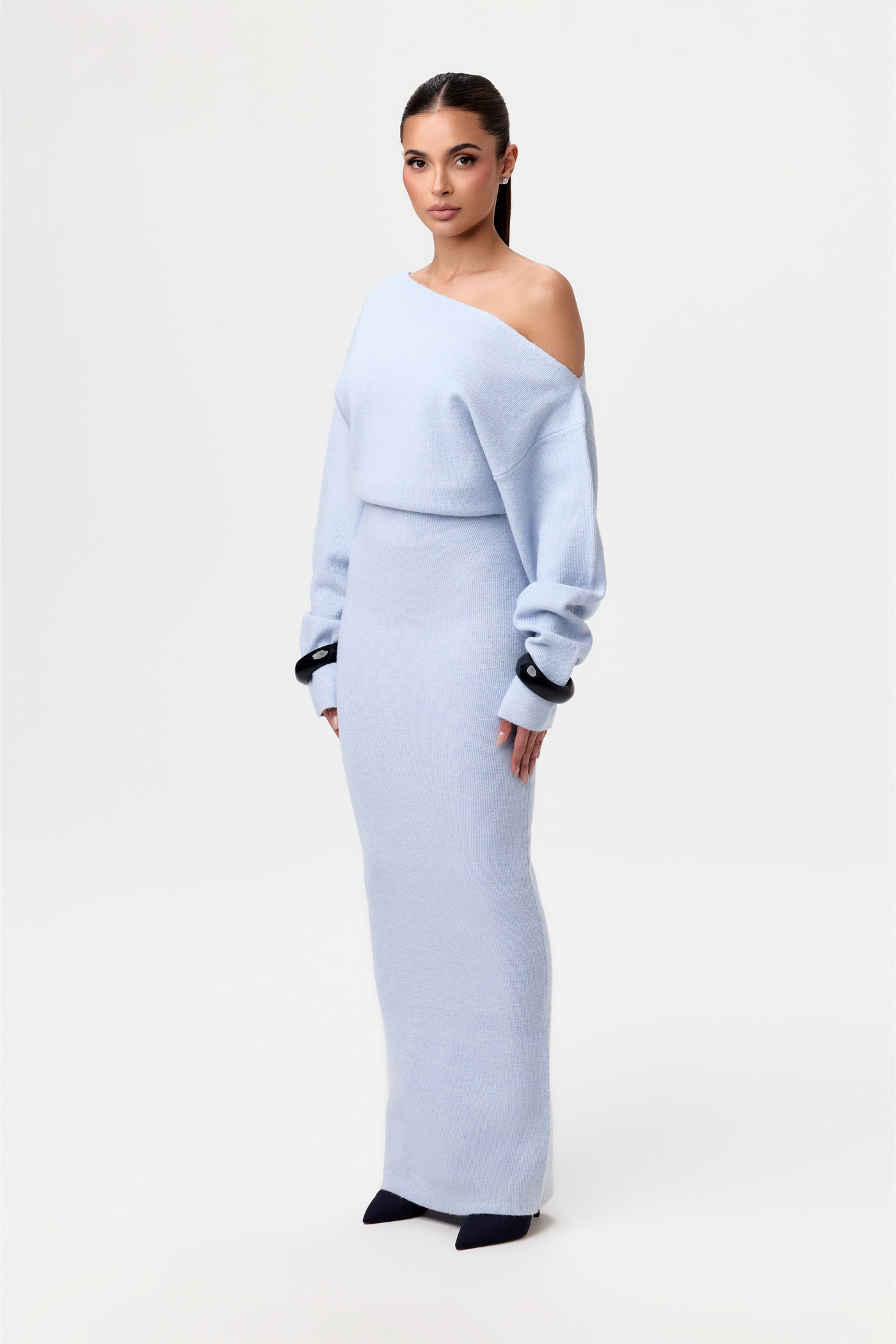 Rosalie™ | Schouderloos Brei-Maxikleed