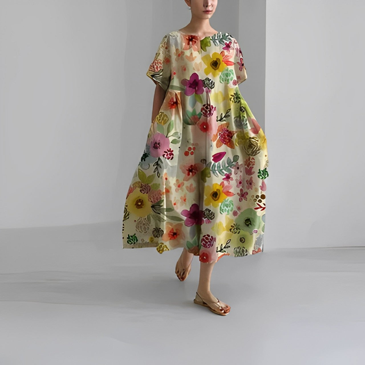 Skye™ | Boho Bloemenjurk