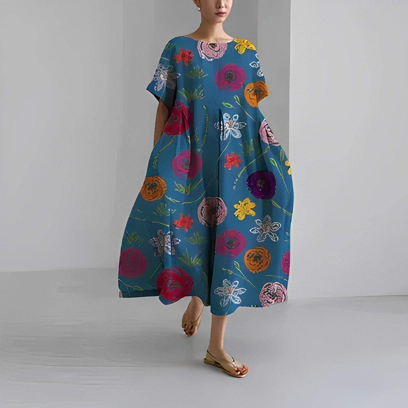 Skye™ | Boho Bloemenjurk