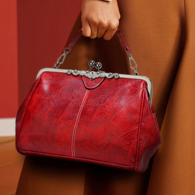 Mila | Vintage-Handtas met Klepsluiting
