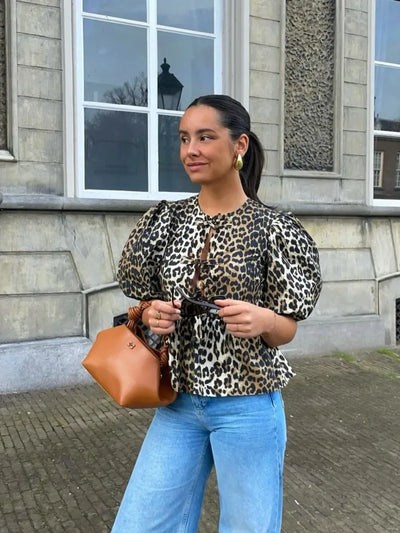 Essentiële panterprint top
