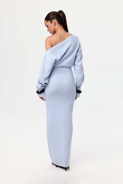 Rosalie™ | Schouderloos Brei-Maxikleed