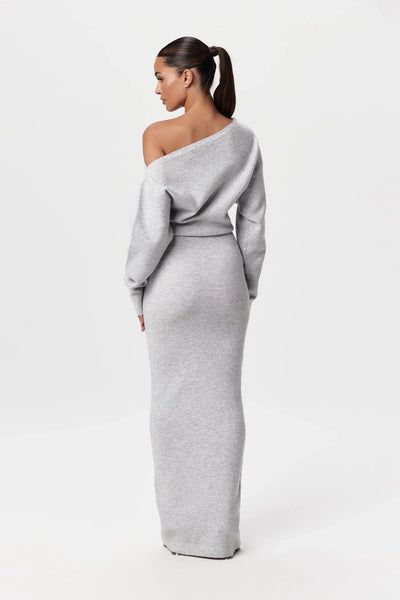 Rosalie™ | Schouderloos Brei-Maxikleed