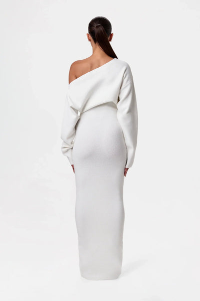 Rosalie™ | Schouderloos Brei-Maxikleed