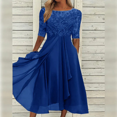 Leni™ | Elegante Chiffonjurk