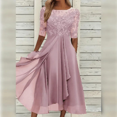 Leni™ | Elegante Chiffonjurk