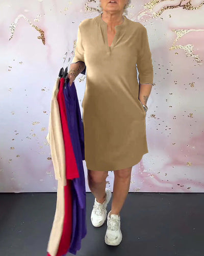 Lina™ | Comfortabele Polo-jurk voor elke dag