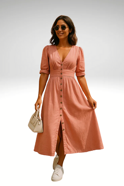Bonnie - Elegante Denim Jurk