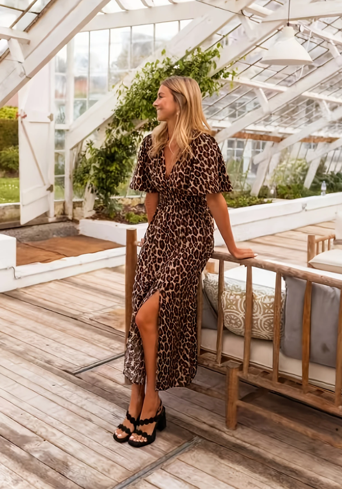 STELLA™ | DE LEOPARDEN-MAXI-JURK