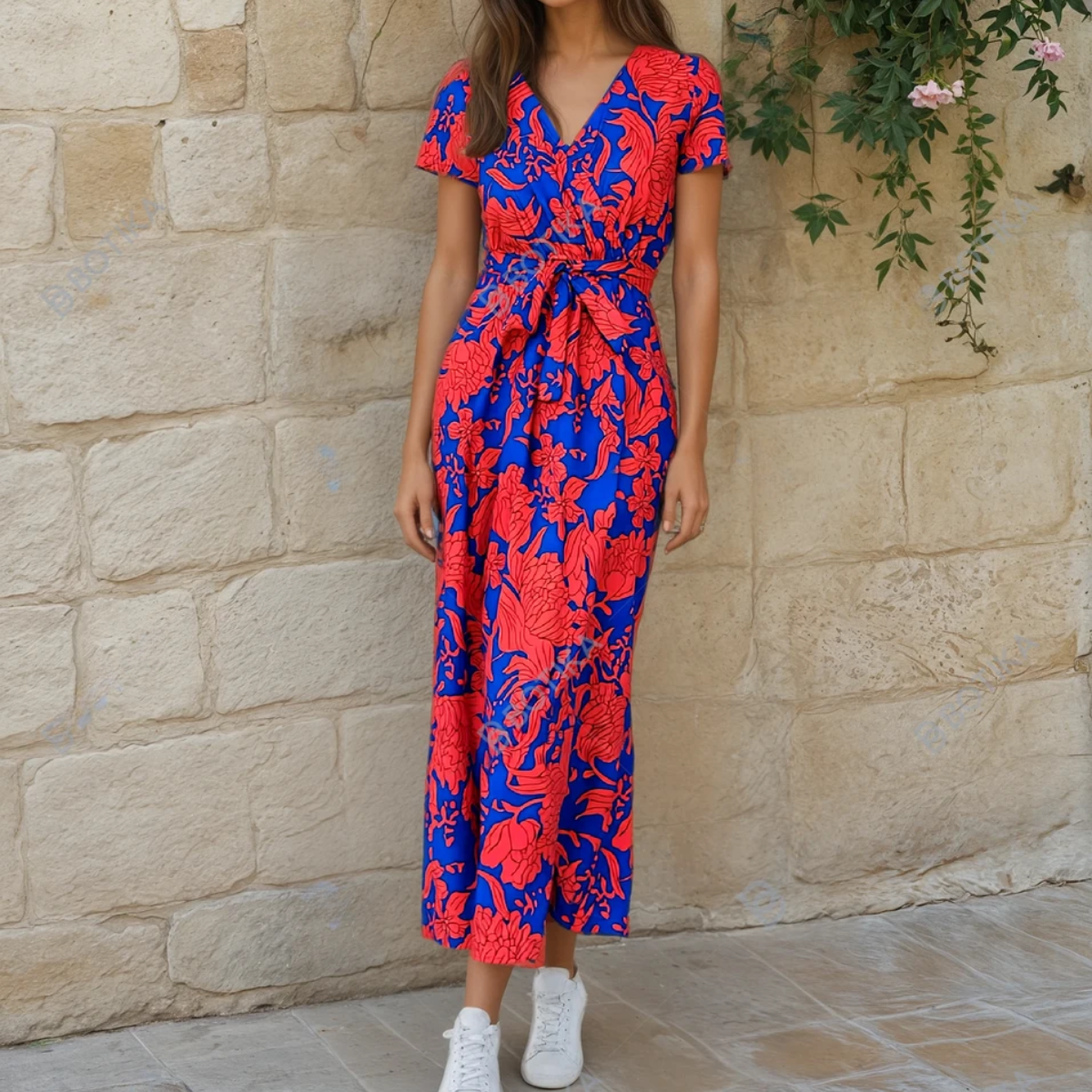 Florence | Lichte en Elegante Kleurige Jurk