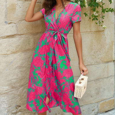 Florence | Lichte en Elegante Kleurige Jurk