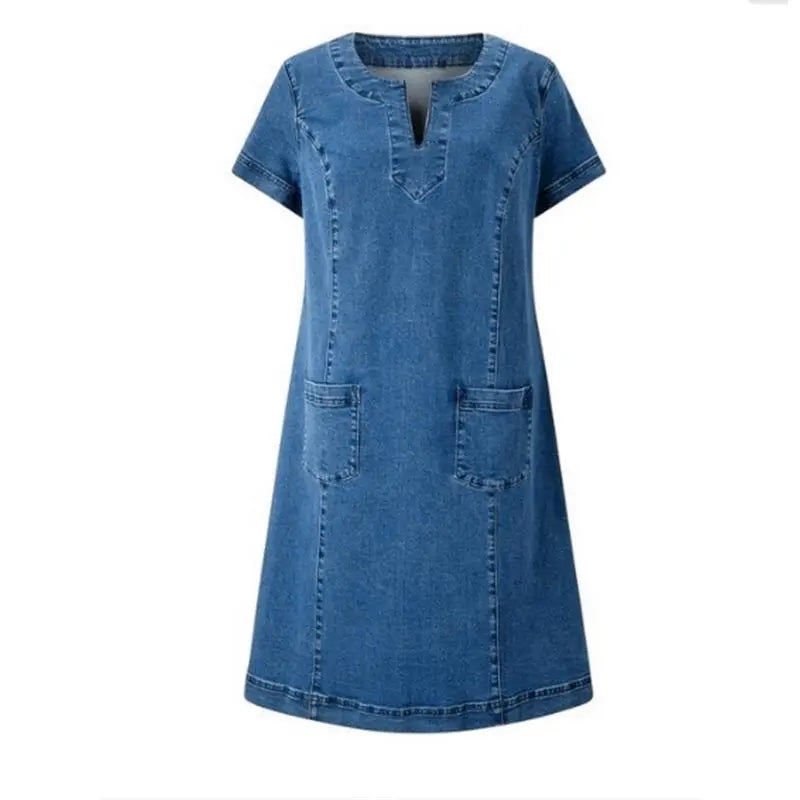 Raquel™ | Jeans-Tuniekjurk met Zakken