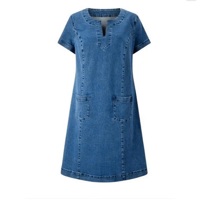 Raquel™ | Jeans-Tuniekjurk met Zakken