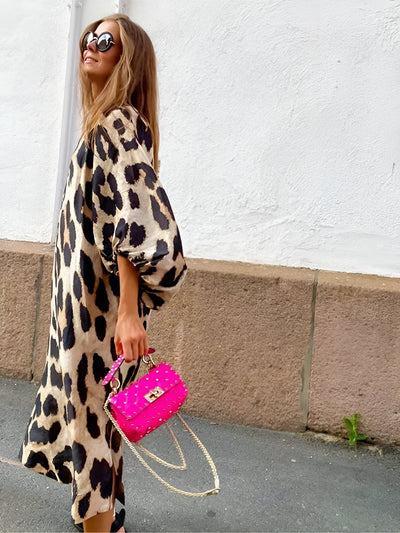 Silvie | Gedurfde en Elegante Luipaard Jurk
