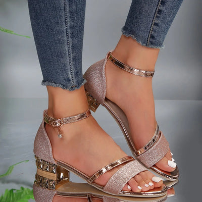 Carmella - Sandalen met enkelbandjes