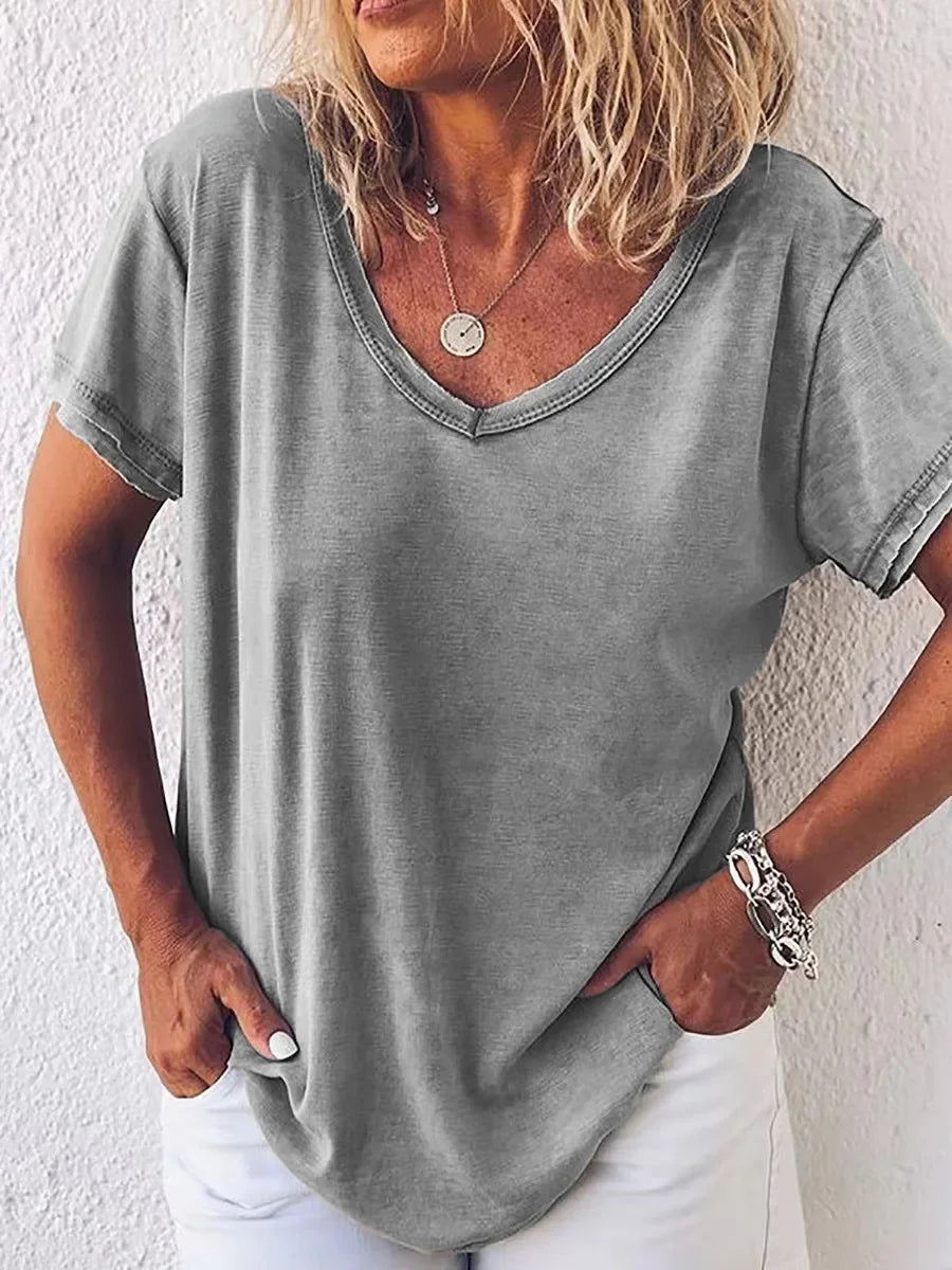 JOHANNA | COMFORTABELE LOSSE BLOUSE MET BUIKBEDDEKKING