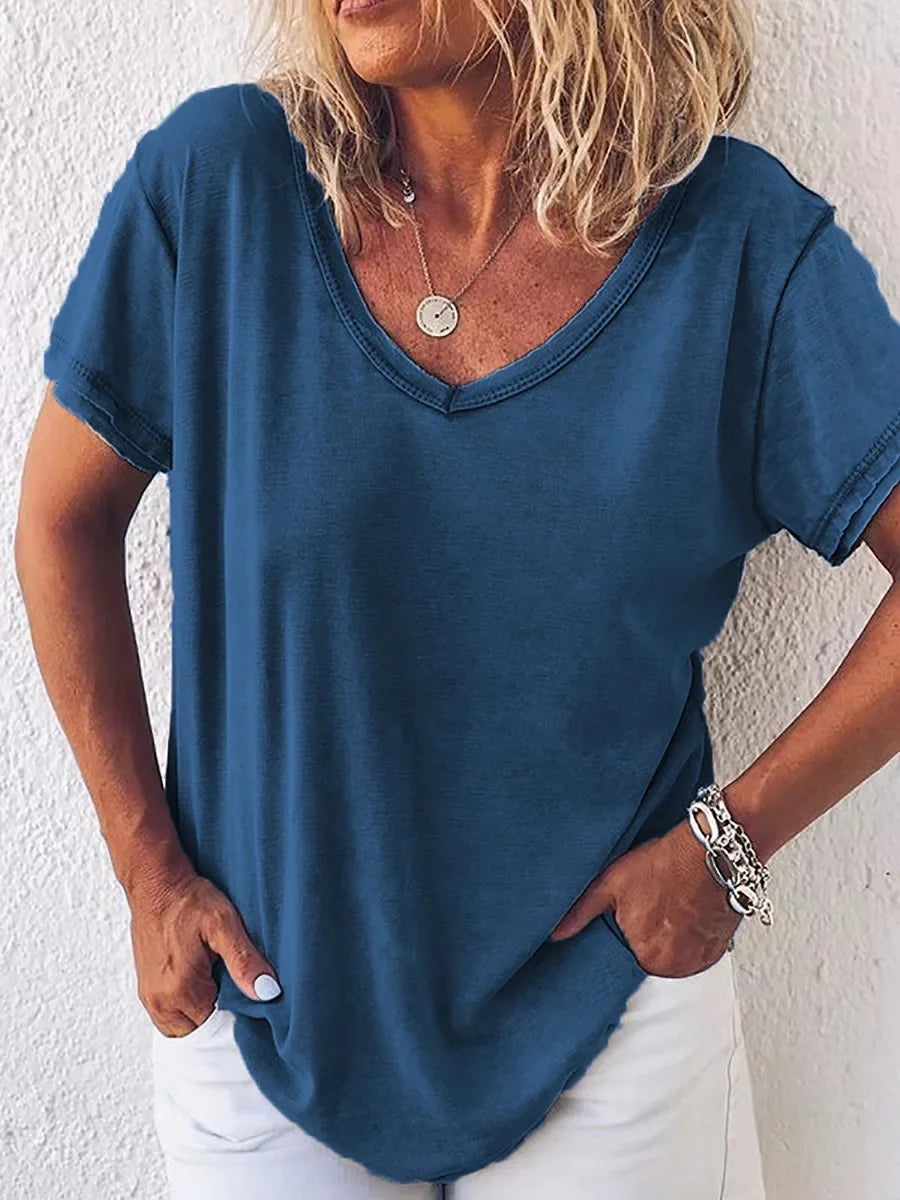 JOHANNA | COMFORTABELE LOSSE BLOUSE MET BUIKBEDDEKKING