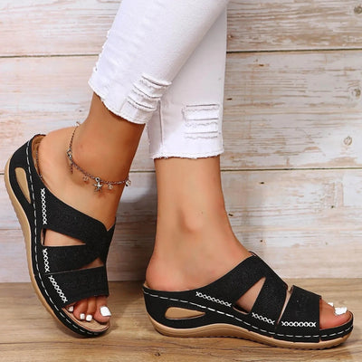 Adalynn - Sandalen met Kristallen Sluiting