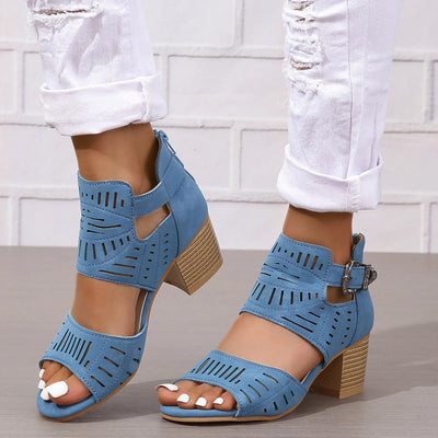 Sienna - Hakken Sandalen met Achterband