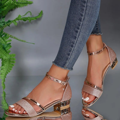 Carmella - Sandalen met enkelbandjes