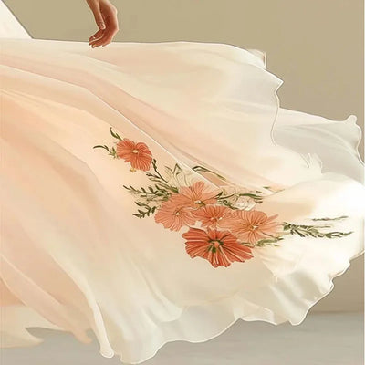 Amelia | Elegante Hoge Taille V-Hals Feestjurken