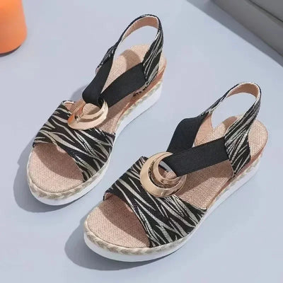 Bella - Geprinte orthopedische sandalen