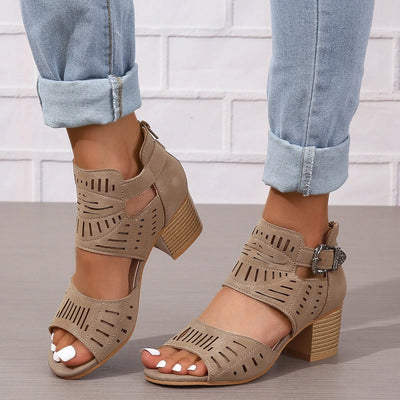 Sienna - Hakken Sandalen met Achterband