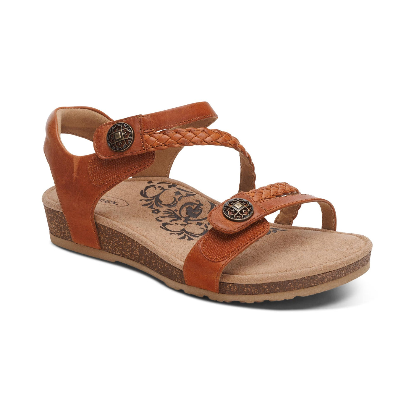 Lauren - Sandalen met gevlochten banden