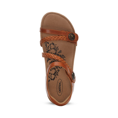 Lauren - Sandalen met gevlochten banden