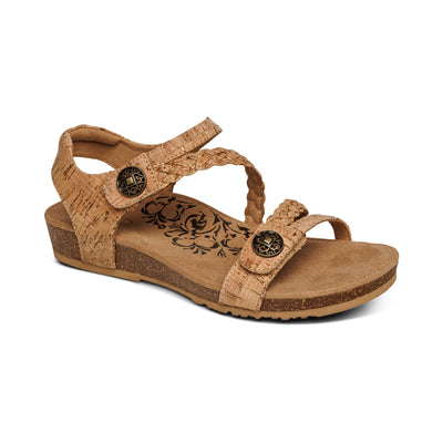 Lauren - Sandalen met gevlochten banden