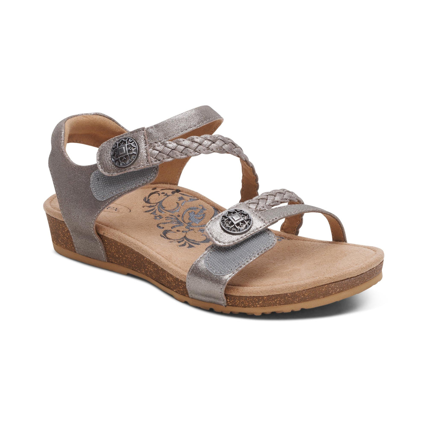 Lauren - Sandalen met gevlochten banden