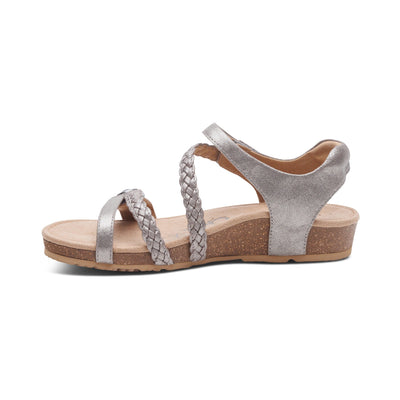 Lauren - Sandalen met gevlochten banden