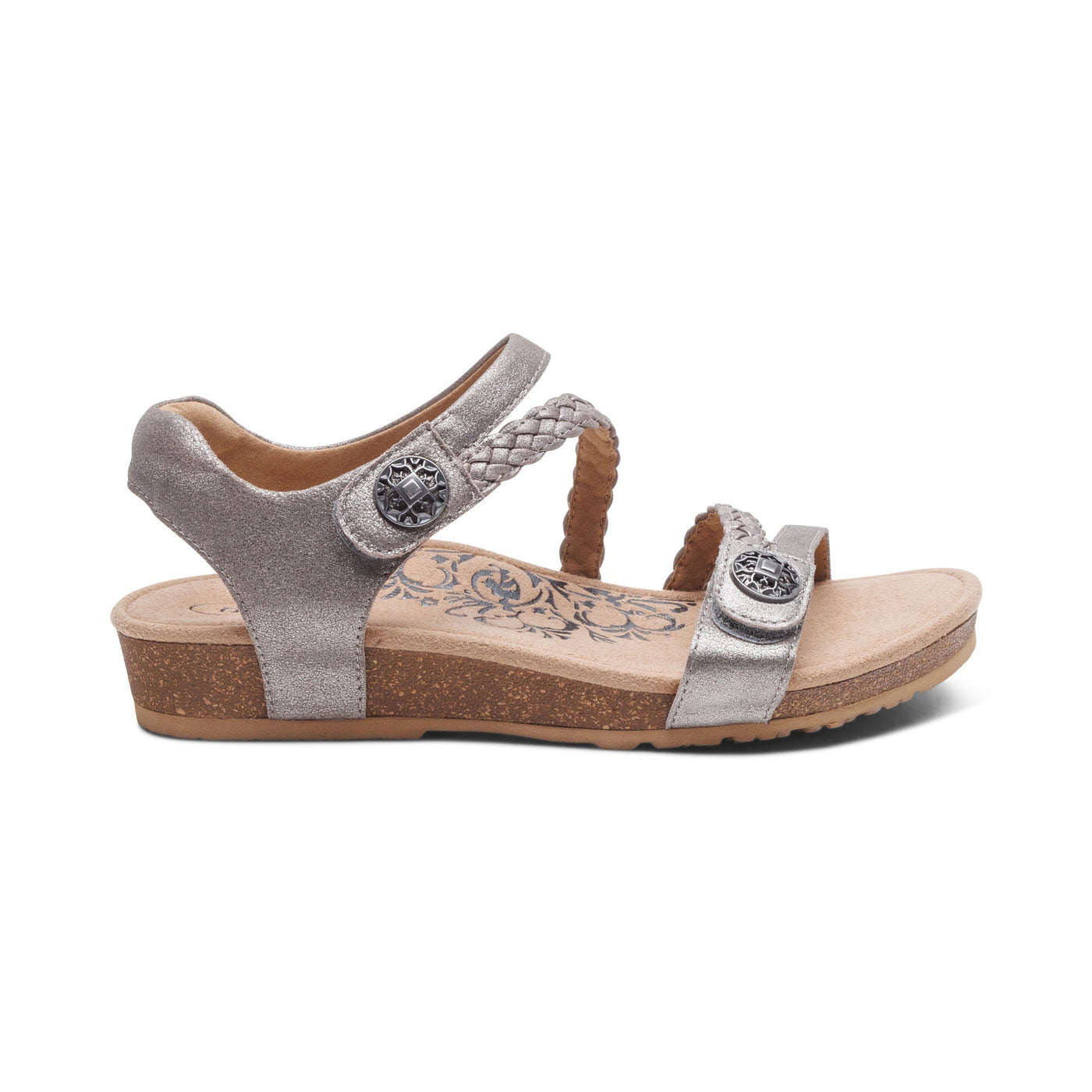 Lauren - Sandalen met gevlochten banden