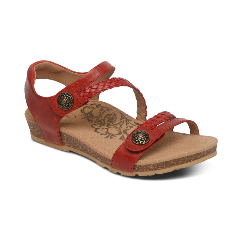 Lauren - Sandalen met gevlochten banden