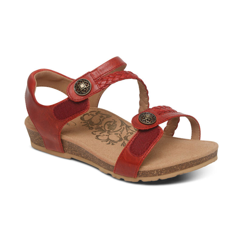 Lauren - Sandalen met gevlochten banden