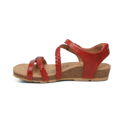 Lauren - Sandalen met gevlochten banden