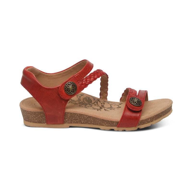 Lauren - Sandalen met gevlochten banden