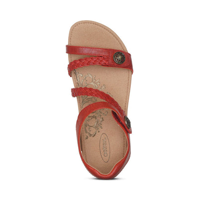 Lauren - Sandalen met gevlochten banden