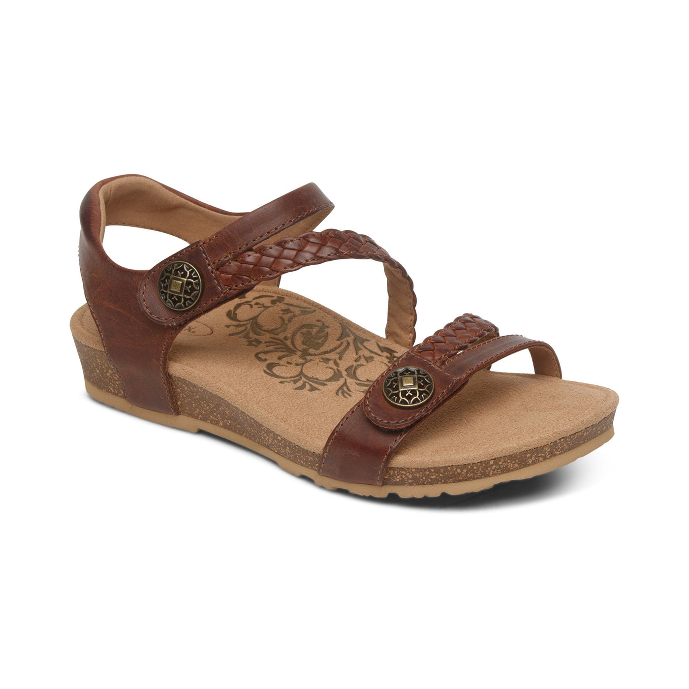 Lauren - Sandalen met gevlochten banden