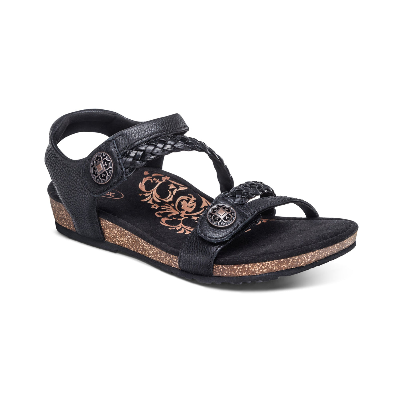 Lauren - Sandalen met gevlochten banden