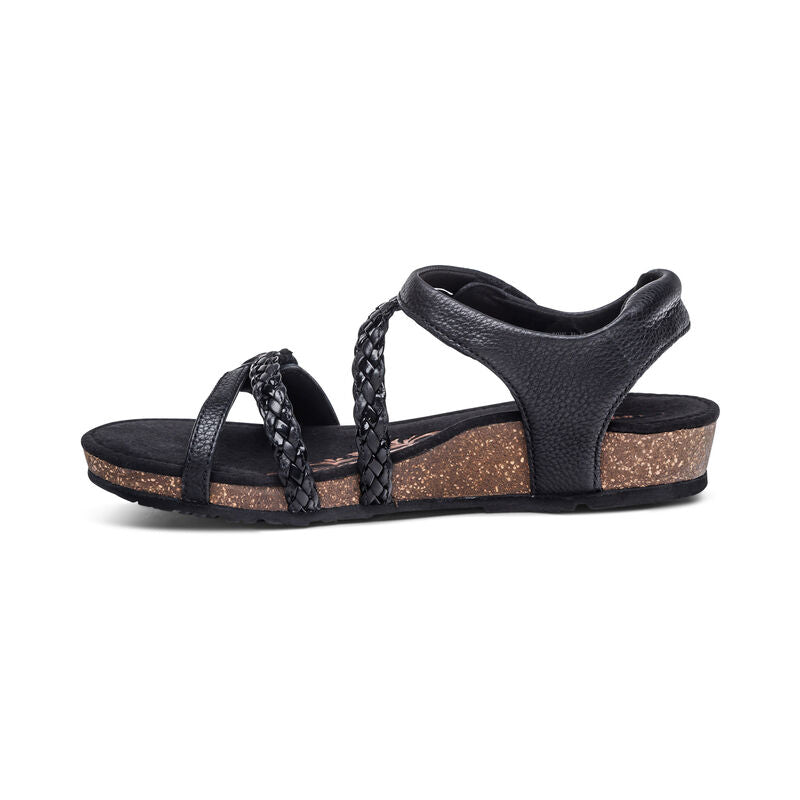 Lauren - Sandalen met gevlochten banden