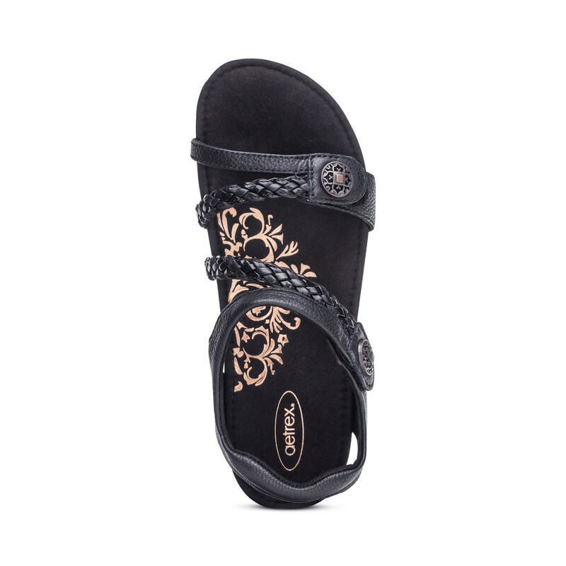 Lauren - Sandalen met gevlochten banden