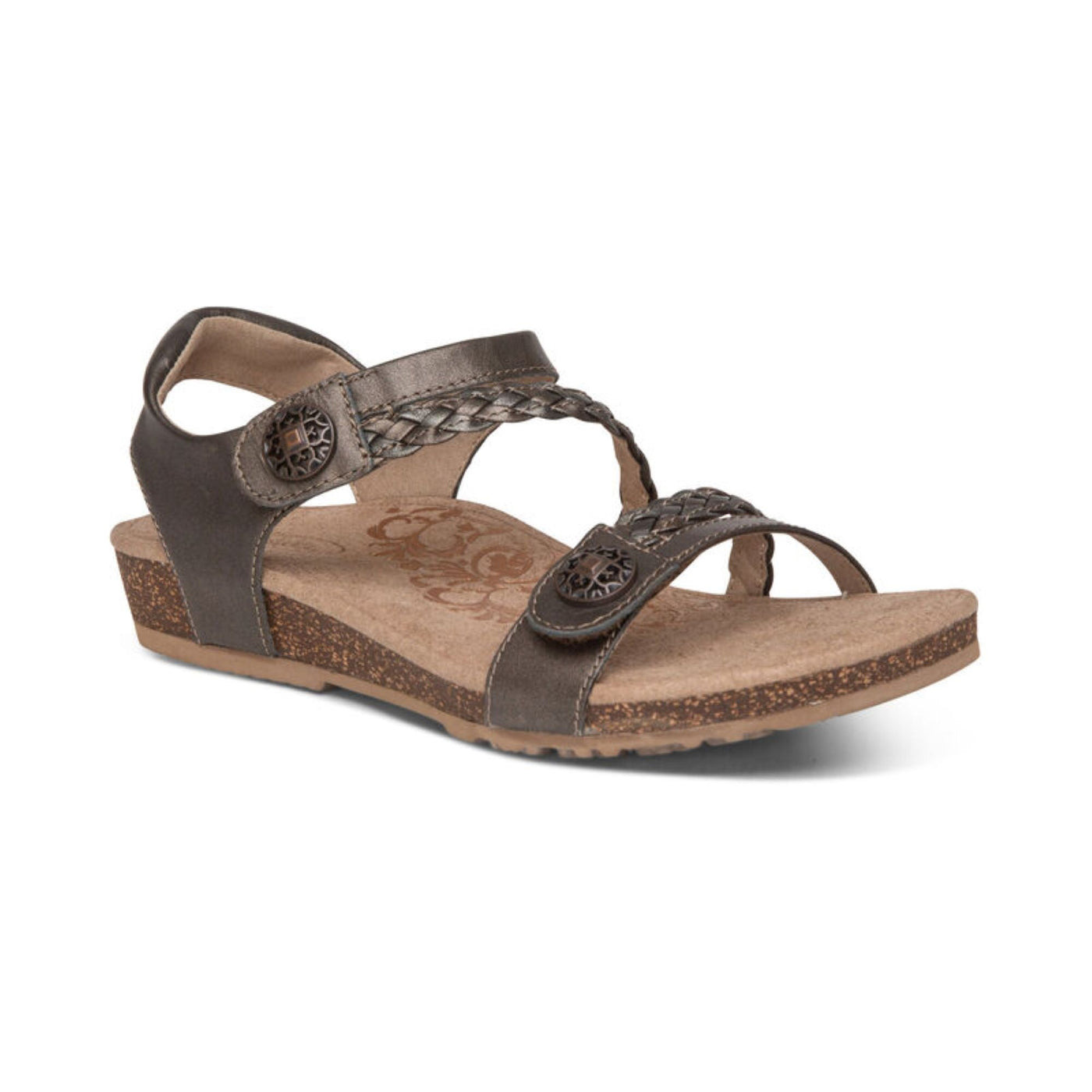 Lauren - Sandalen met gevlochten banden