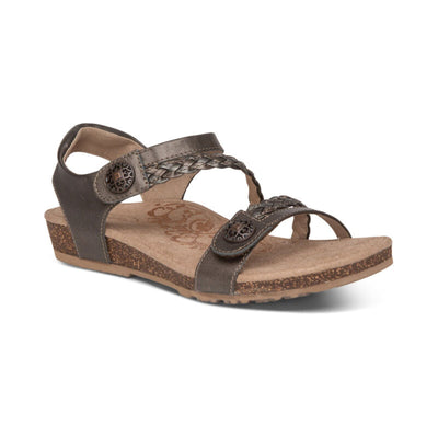 Lauren - Sandalen met gevlochten banden