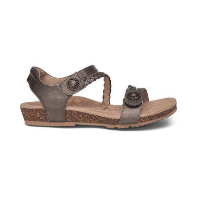 Lauren - Sandalen met gevlochten banden