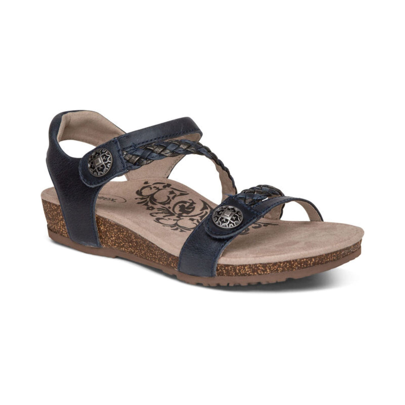 Lauren - Sandalen met gevlochten banden