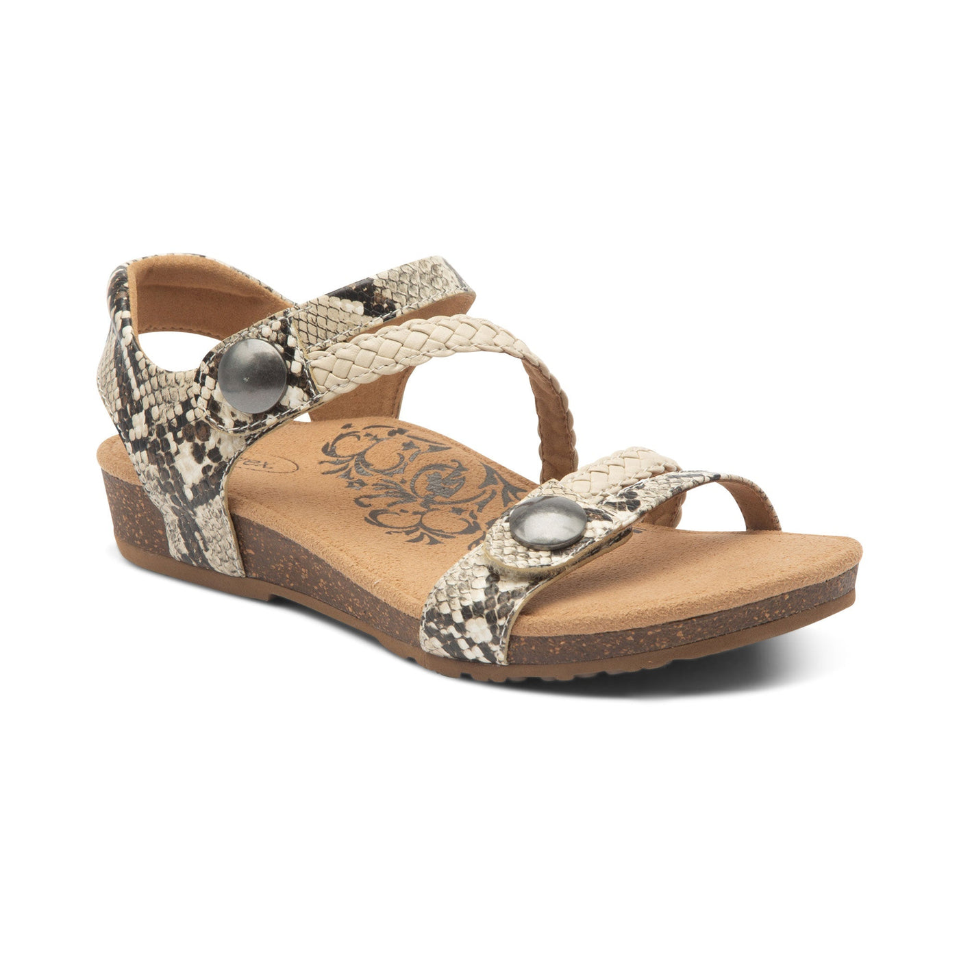 Lauren - Sandalen met gevlochten banden