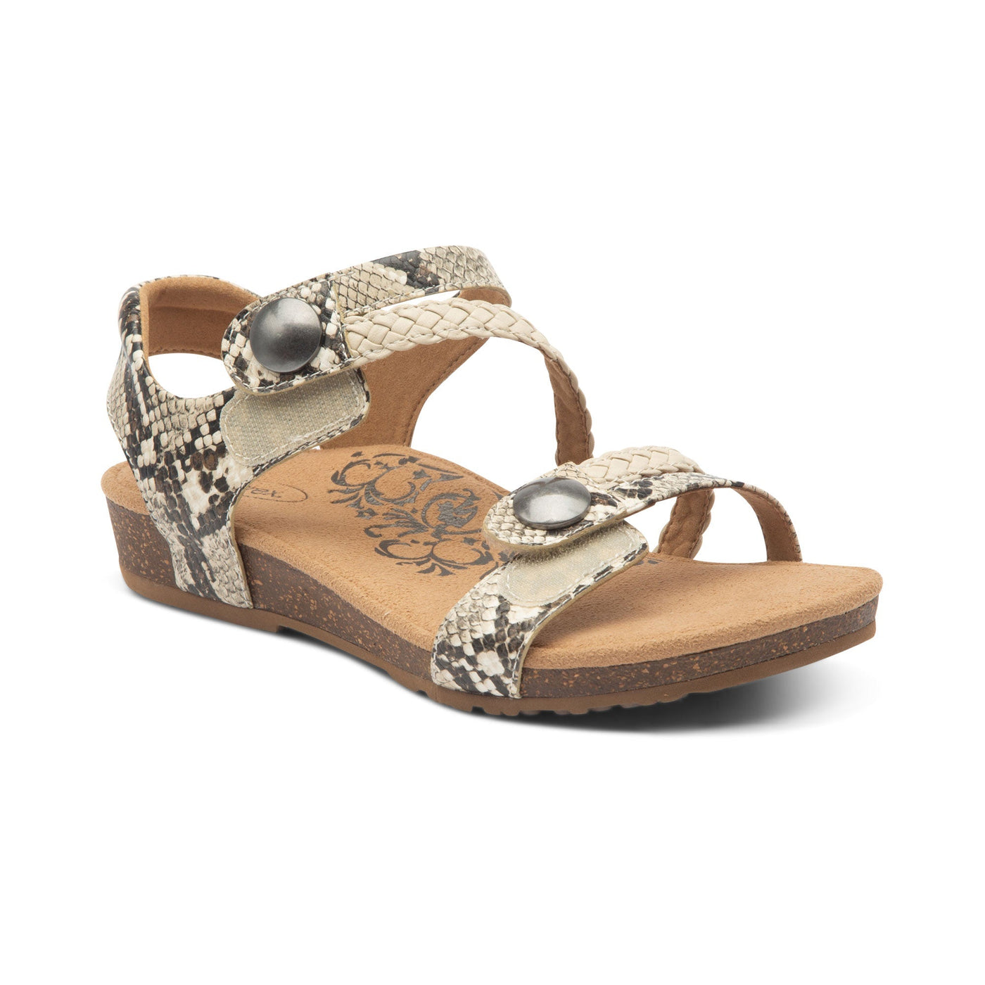 Lauren - Sandalen met gevlochten banden