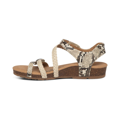Lauren - Sandalen met gevlochten banden